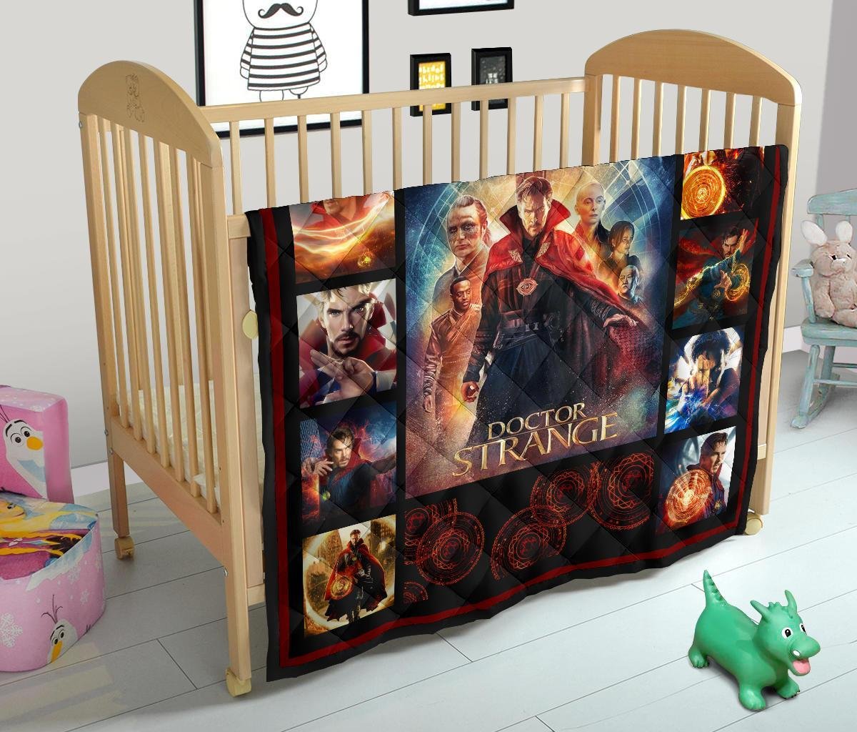 Doctor Strange Quilt Blanket Super Heroes Fan Gift Idea