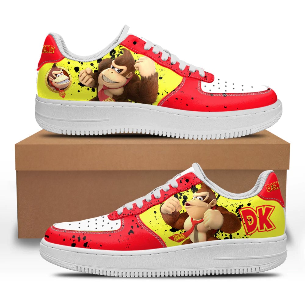 Donkey Kong Sneakers Custom For Gamer Shoes