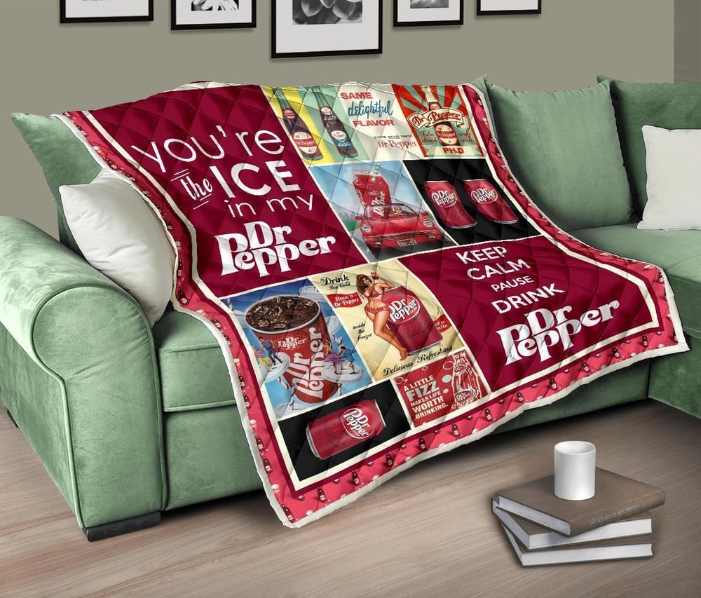 Dr Peeper Quilt Blanket Funny Gift For Soft Drink Lover