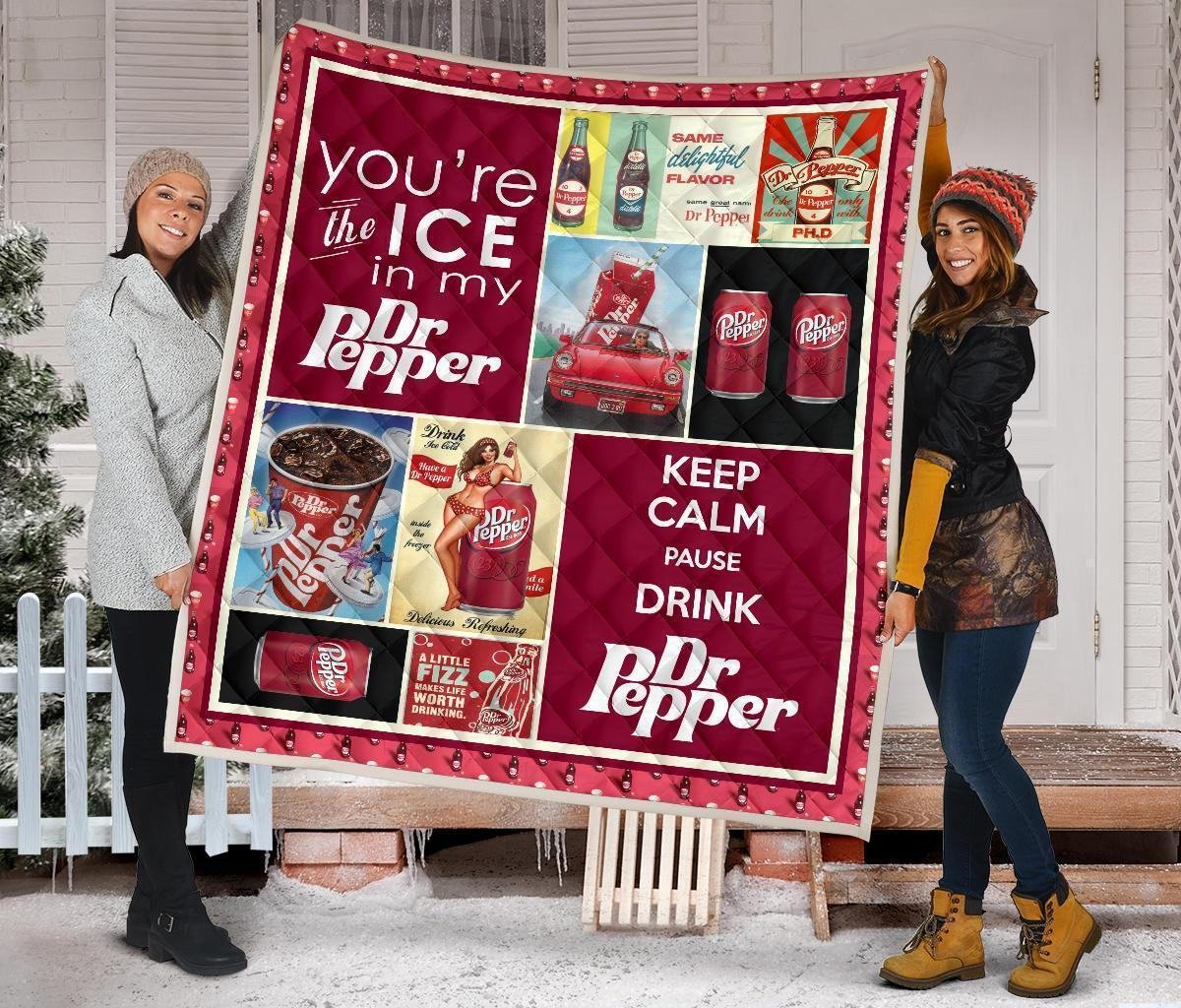 Dr Peeper Quilt Blanket Funny Gift For Soft Drink Lover