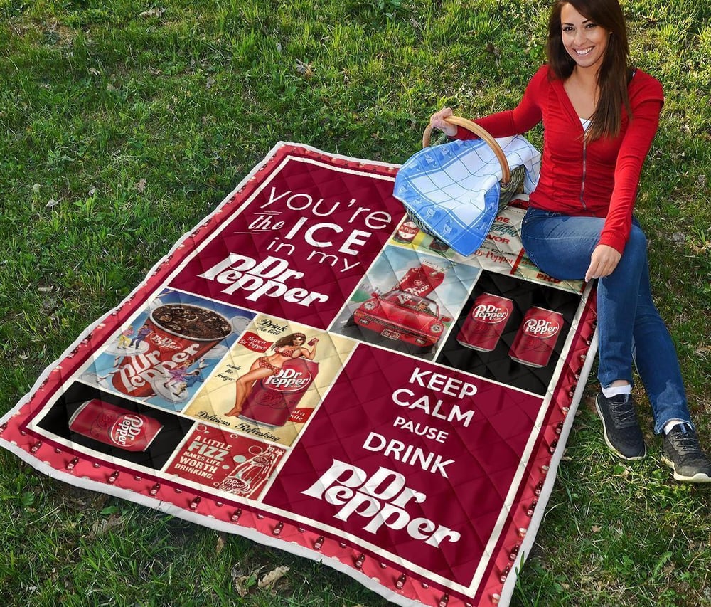 Dr Peeper Quilt Blanket Funny Gift For Soft Drink Lover