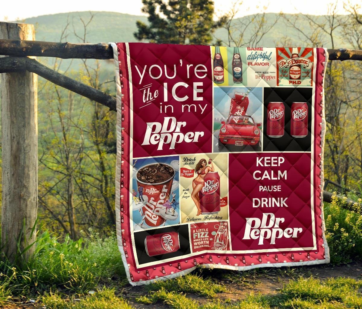 Dr Peeper Quilt Blanket Funny Gift For Soft Drink Lover