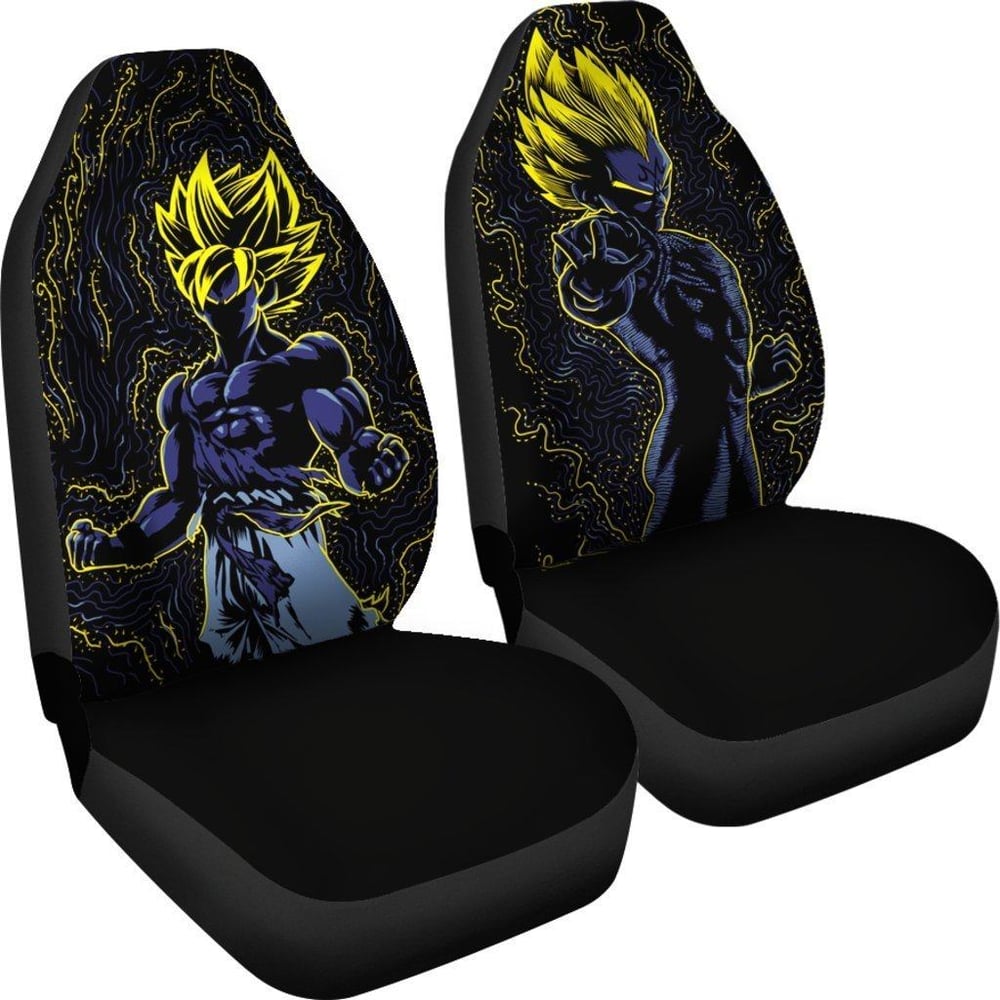 Dragon Ball Anime Car Seat Covers | Goku Vegeta Dragon Ball Seat Covers GKCS061