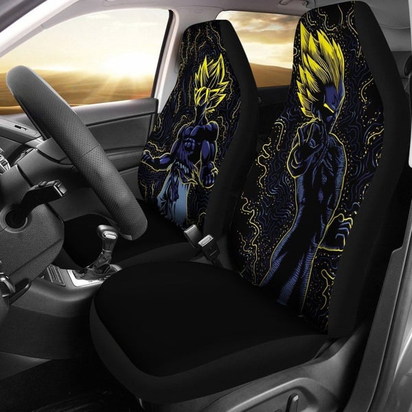 Dragon Ball Anime Car Seat Covers | Goku Vegeta Dragon Ball Seat Covers GKCS061