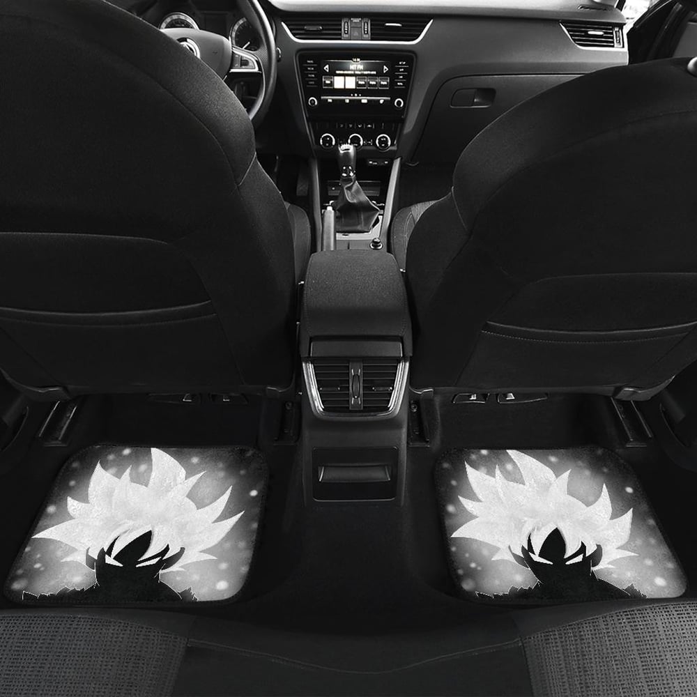 Dragon Ball Car Floor Mats | Goku MUI Black & White Car Floor Mats