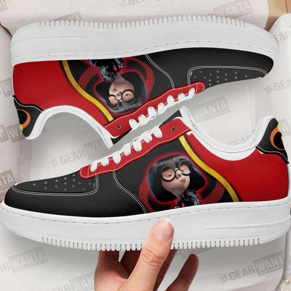 Edna Mode Sneakers Custom Incredible Family Cartoon Shoes