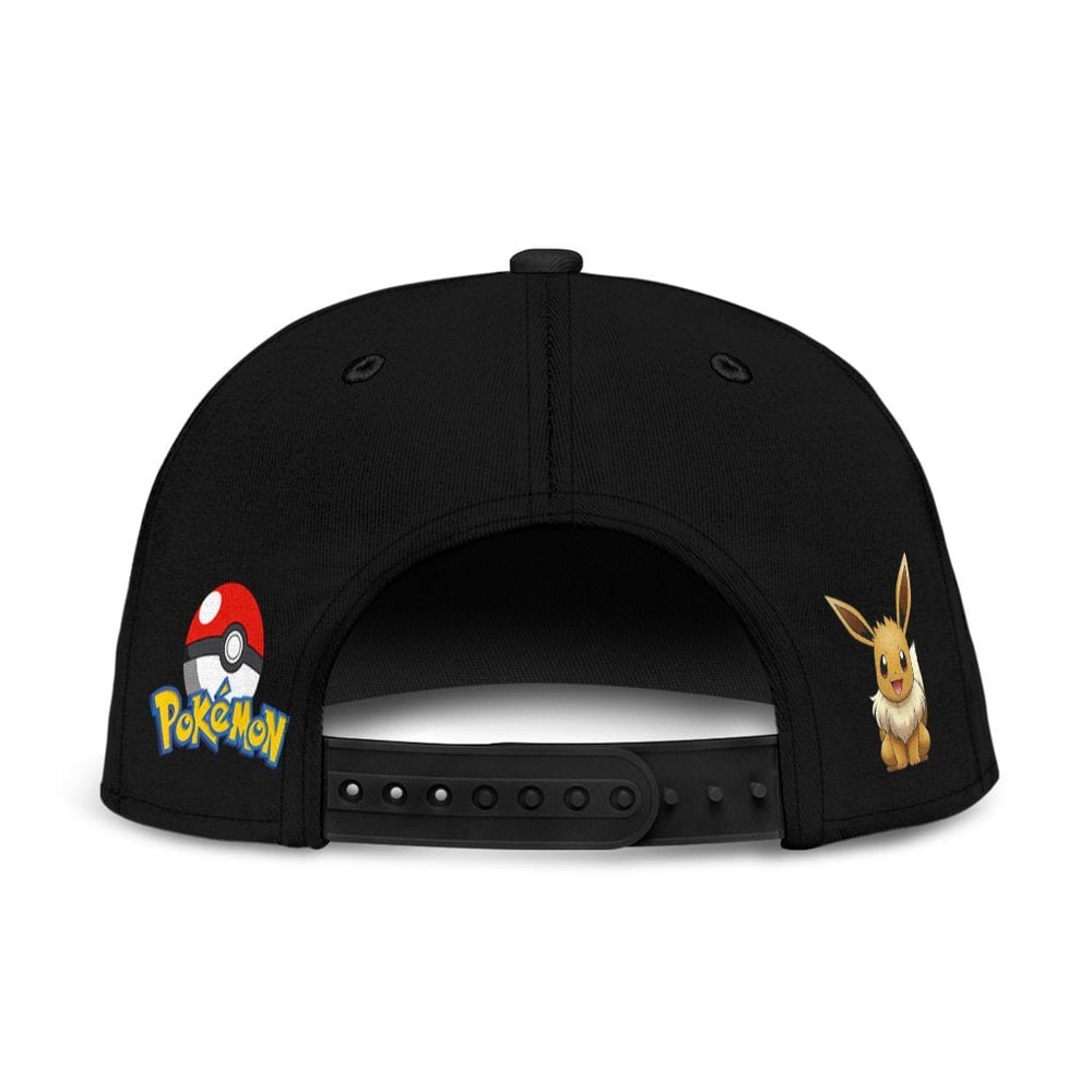 Eevee Snapback Hat Anime Fan Gift Idea