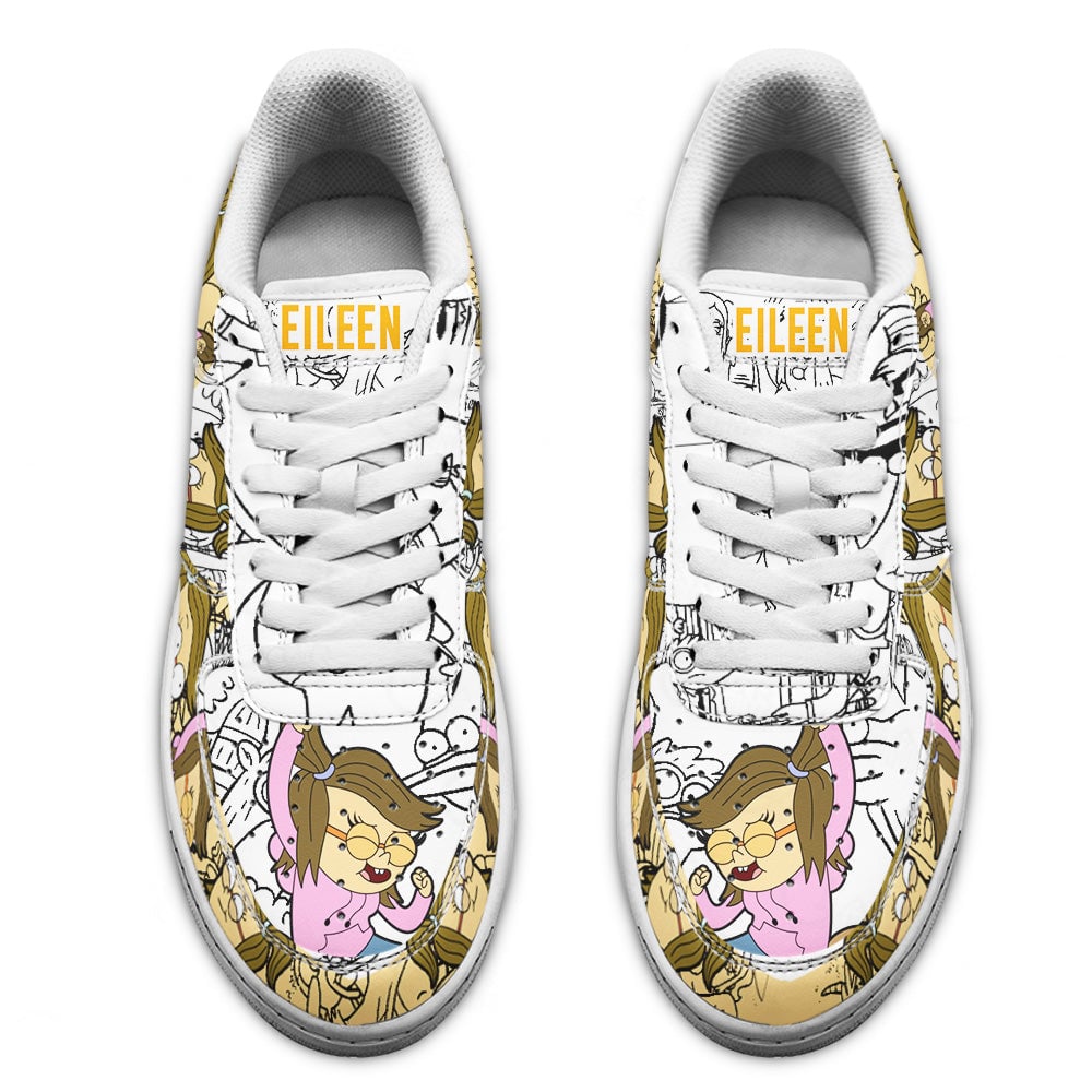 Eileen Regular Show Sneakers Custom Cartoon Shoes