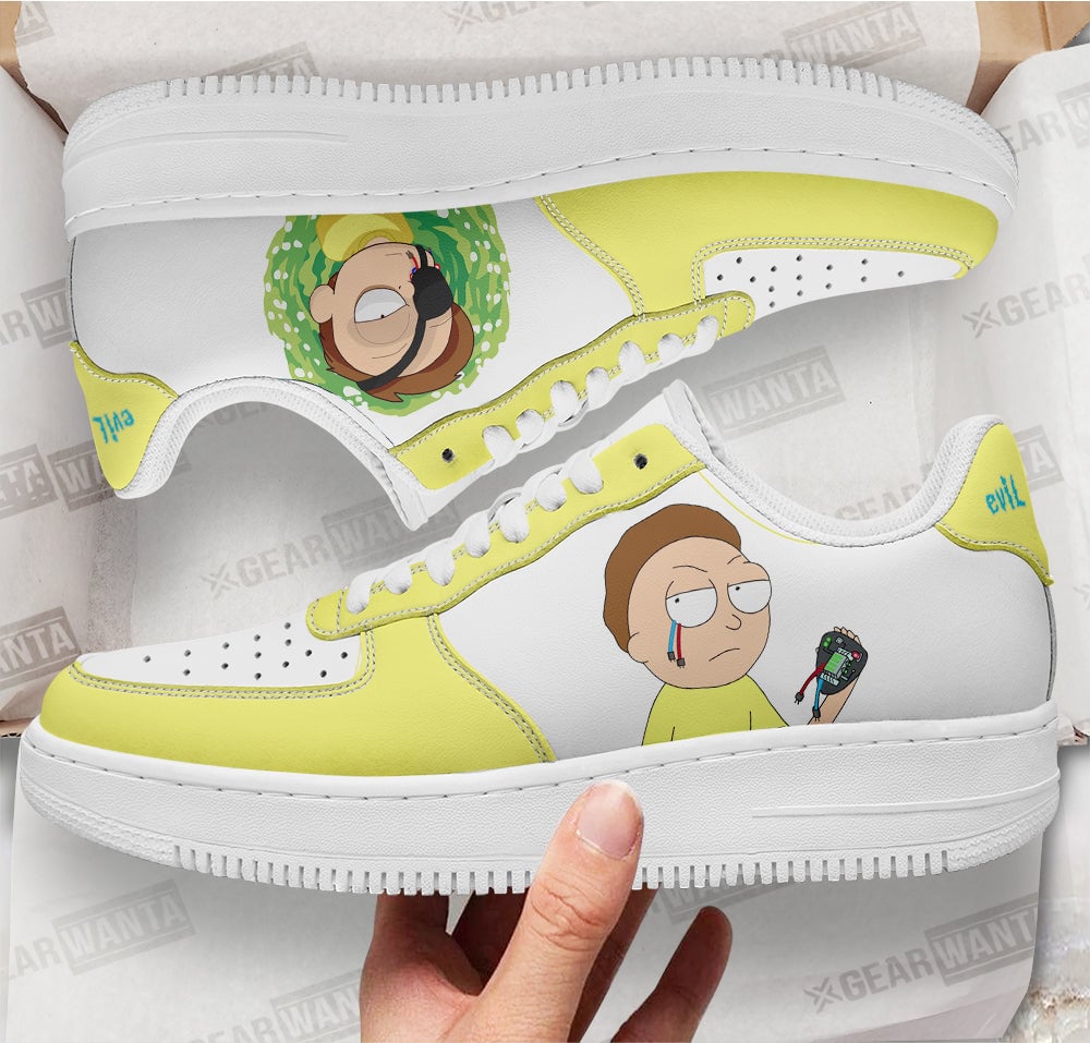 Evil Morty Rick and Morty Custom Sneakers