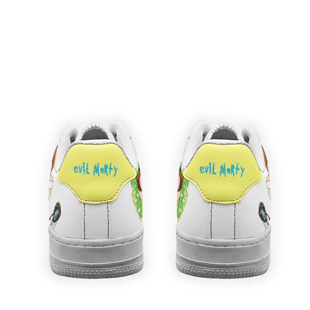 Evil Morty Rick and Morty Custom Sneakers