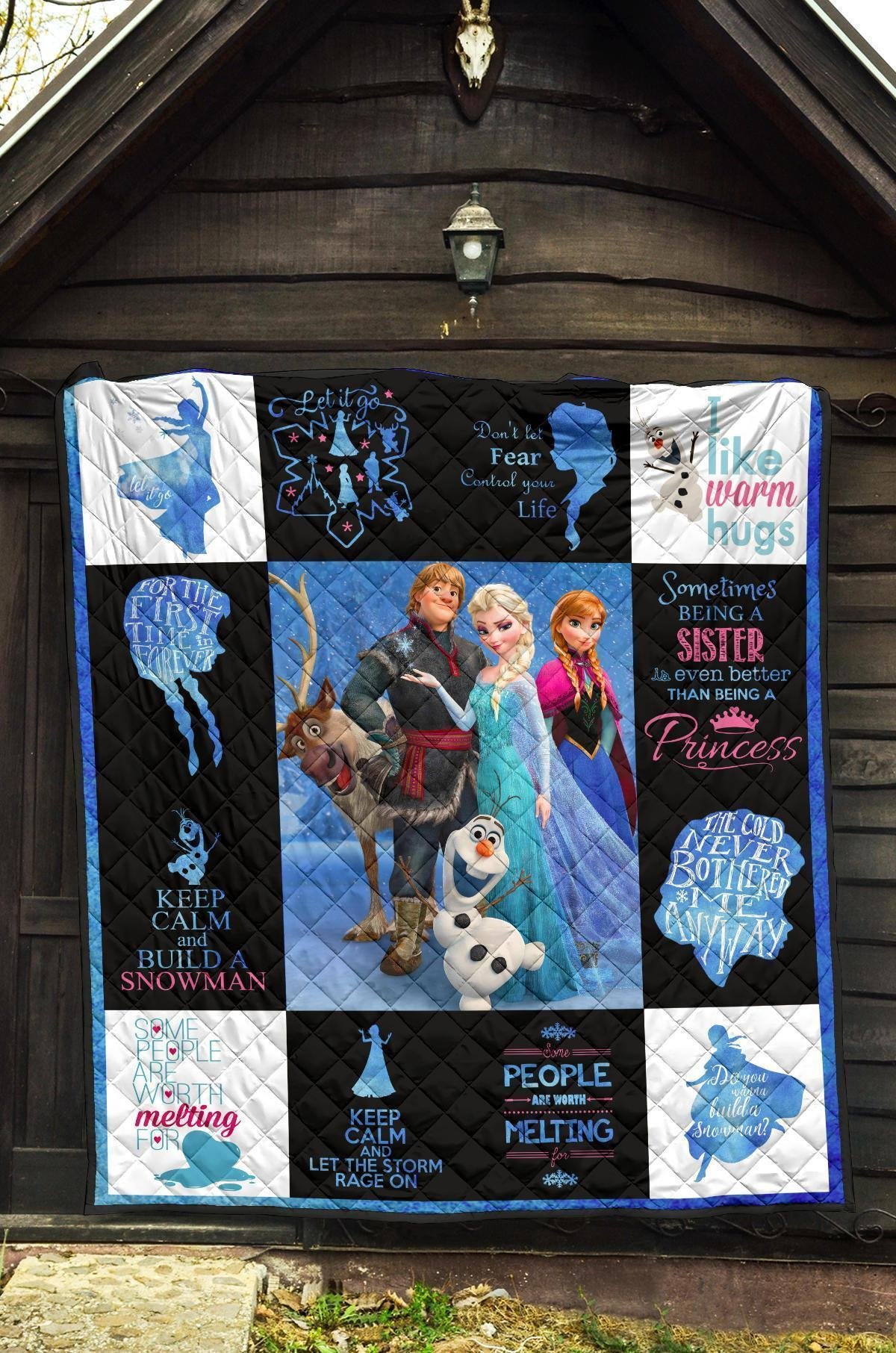 Fan DN Frozen Quilt Blanket Amazing Gift Idea