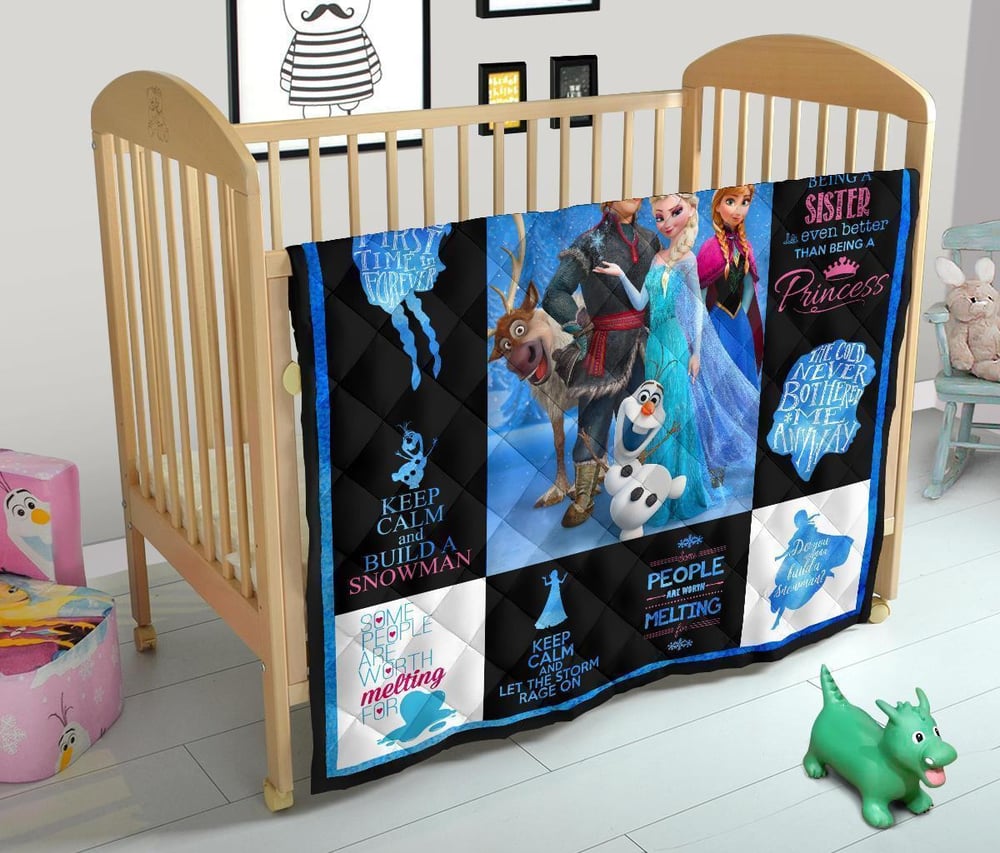 Fan DN Frozen Quilt Blanket Amazing Gift Idea