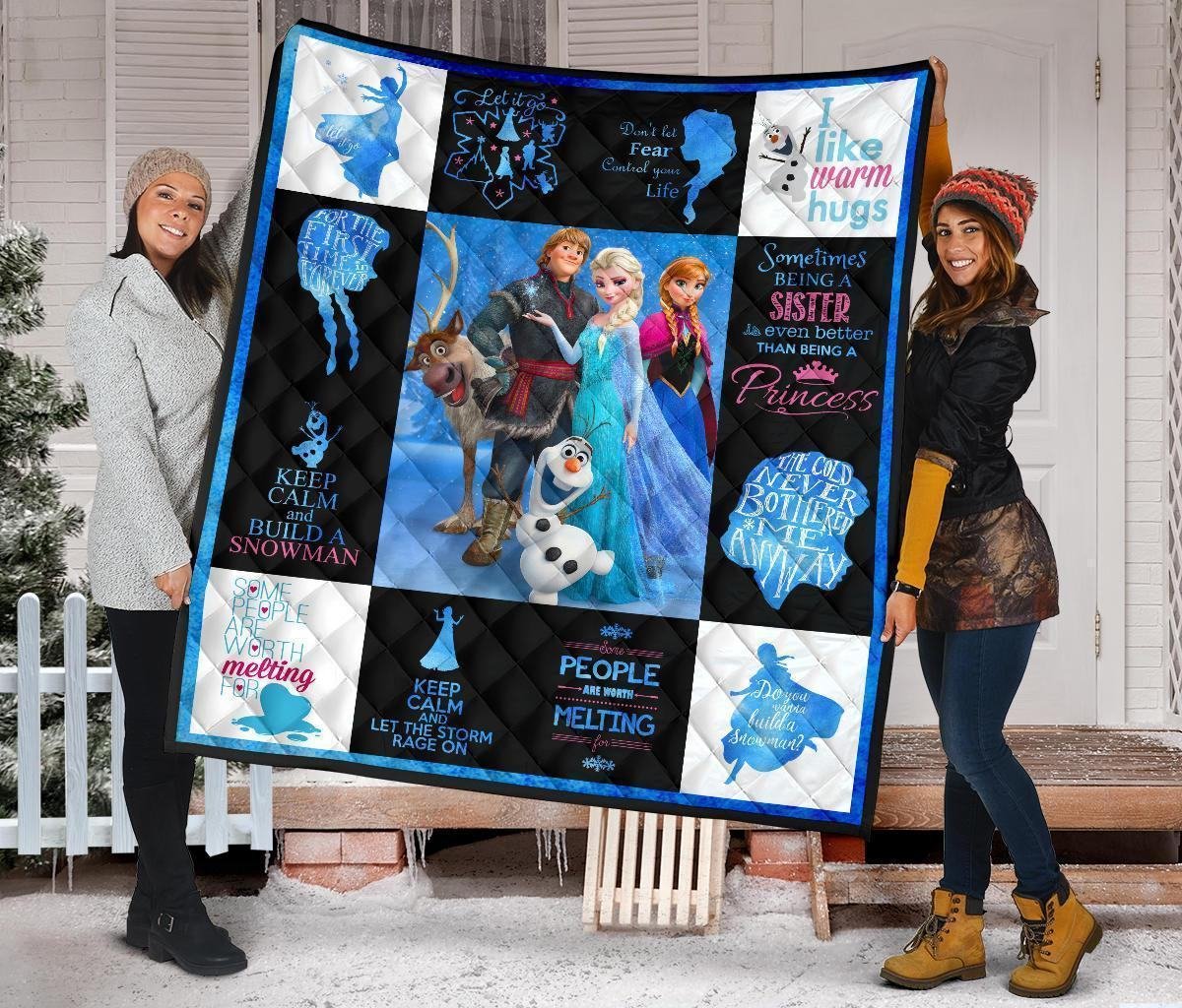 Fan DN Frozen Quilt Blanket Amazing Gift Idea