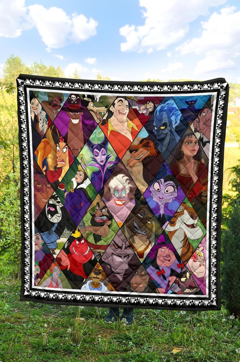 Favorite Villains Quilt Blanket For Fan Gift