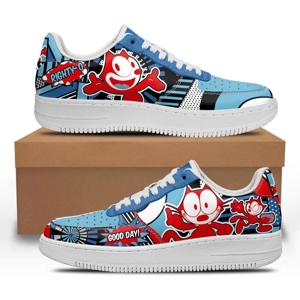 Felix The Cat Sneakers Custom Comic Shoes