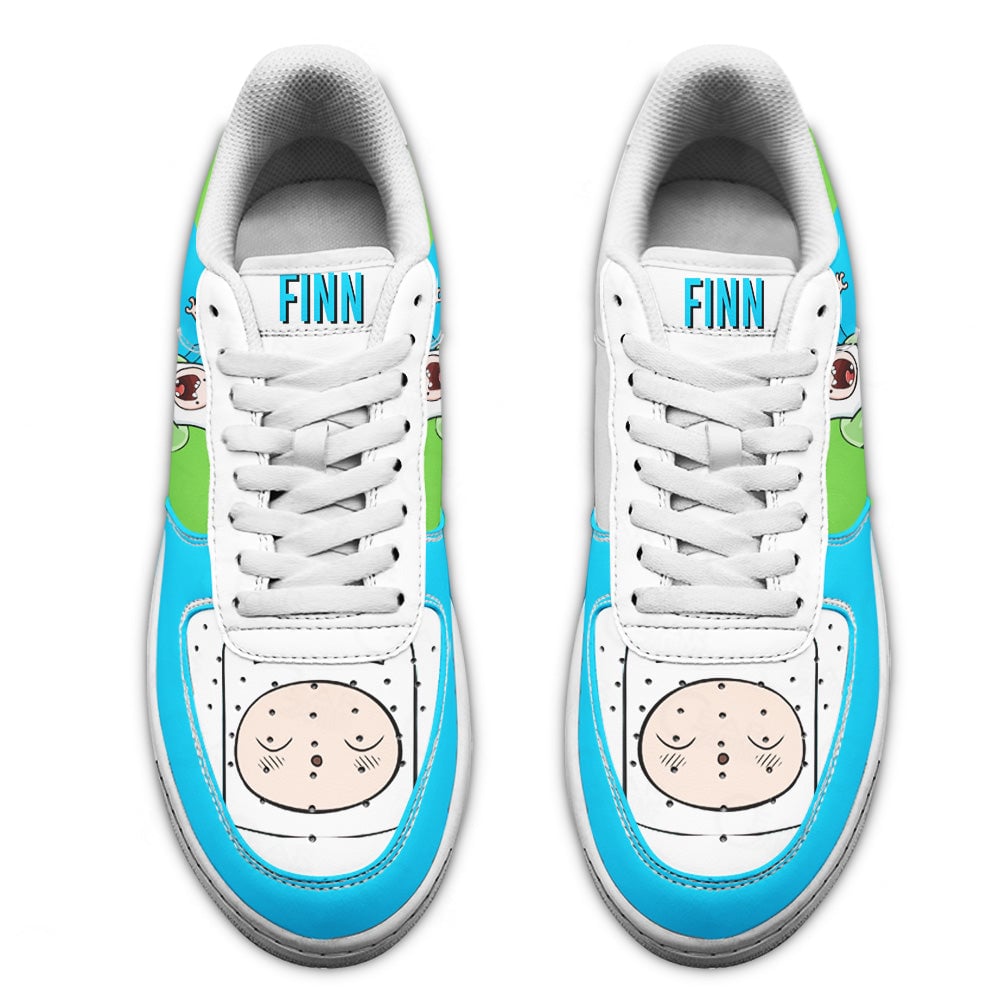 Finn The Human Sneakers Custom Adventure Time Shoes