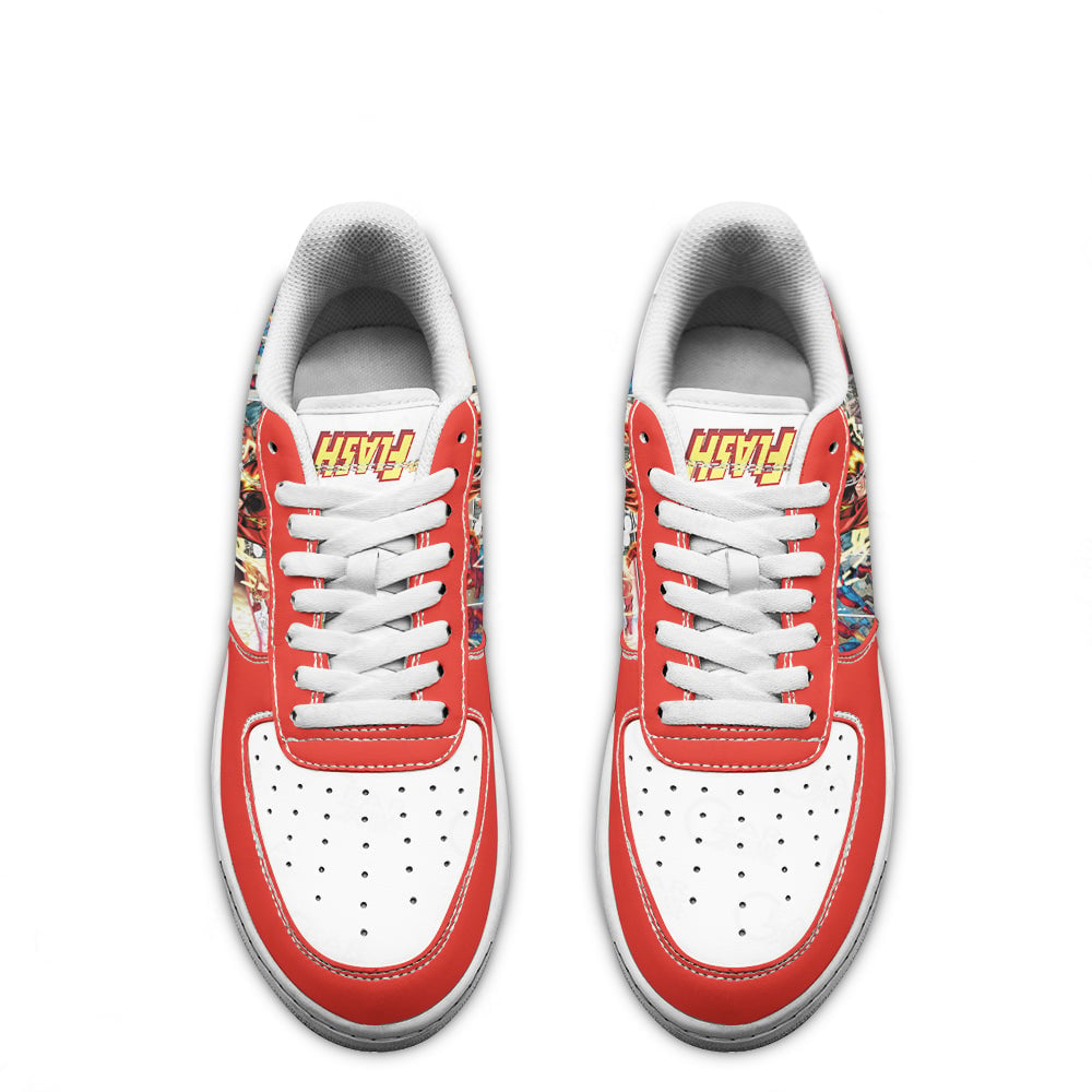 Flash Sneakers Custom Superhero Comic Shoes