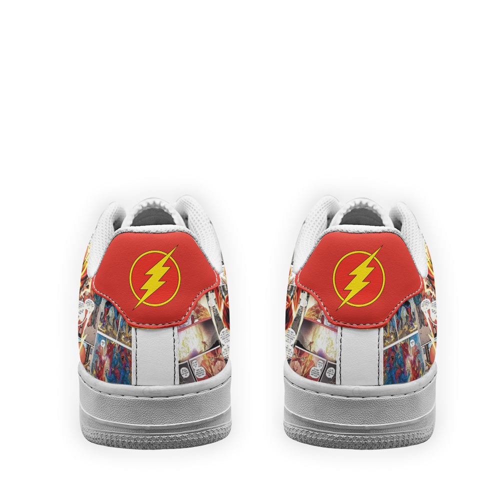 Flash Sneakers Custom Superhero Comic Shoes