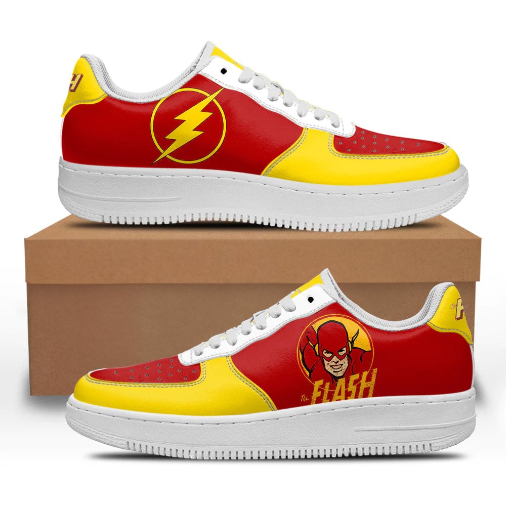 Flash Super Hero Custom Sneakers For Fans