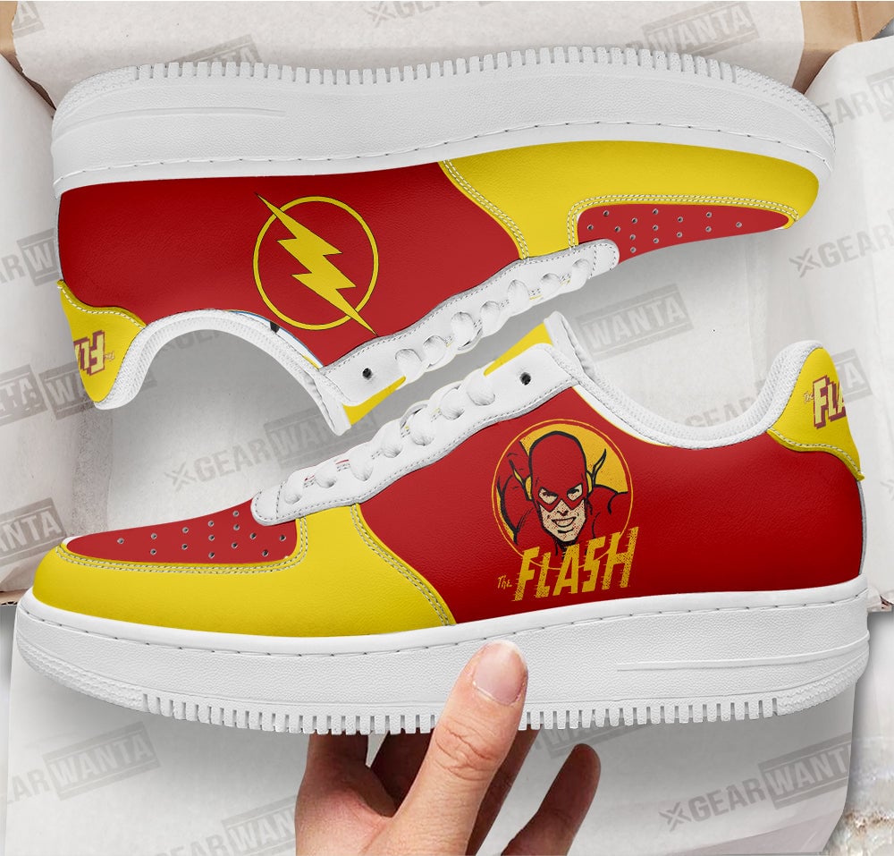 Flash Super Hero Custom Sneakers For Fans