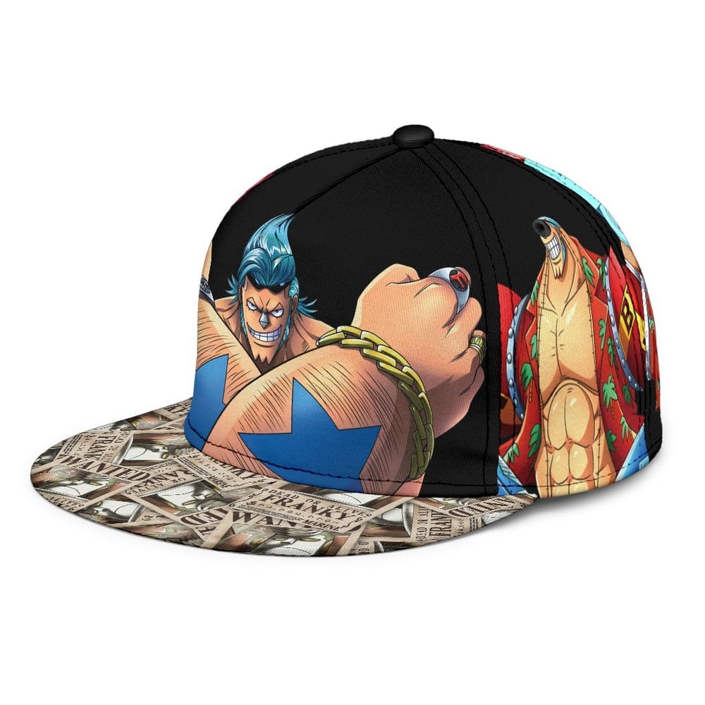 Franky Snapback Hat One Piece Anime Gift Idea