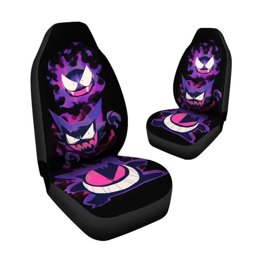 Gengar Pokemon Custom Car Seat Covers PKMCSC01