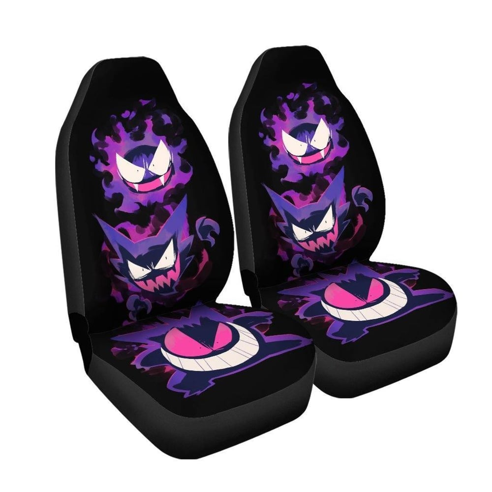 Gengar Pokemon Custom Car Seat Covers PKMCSC01