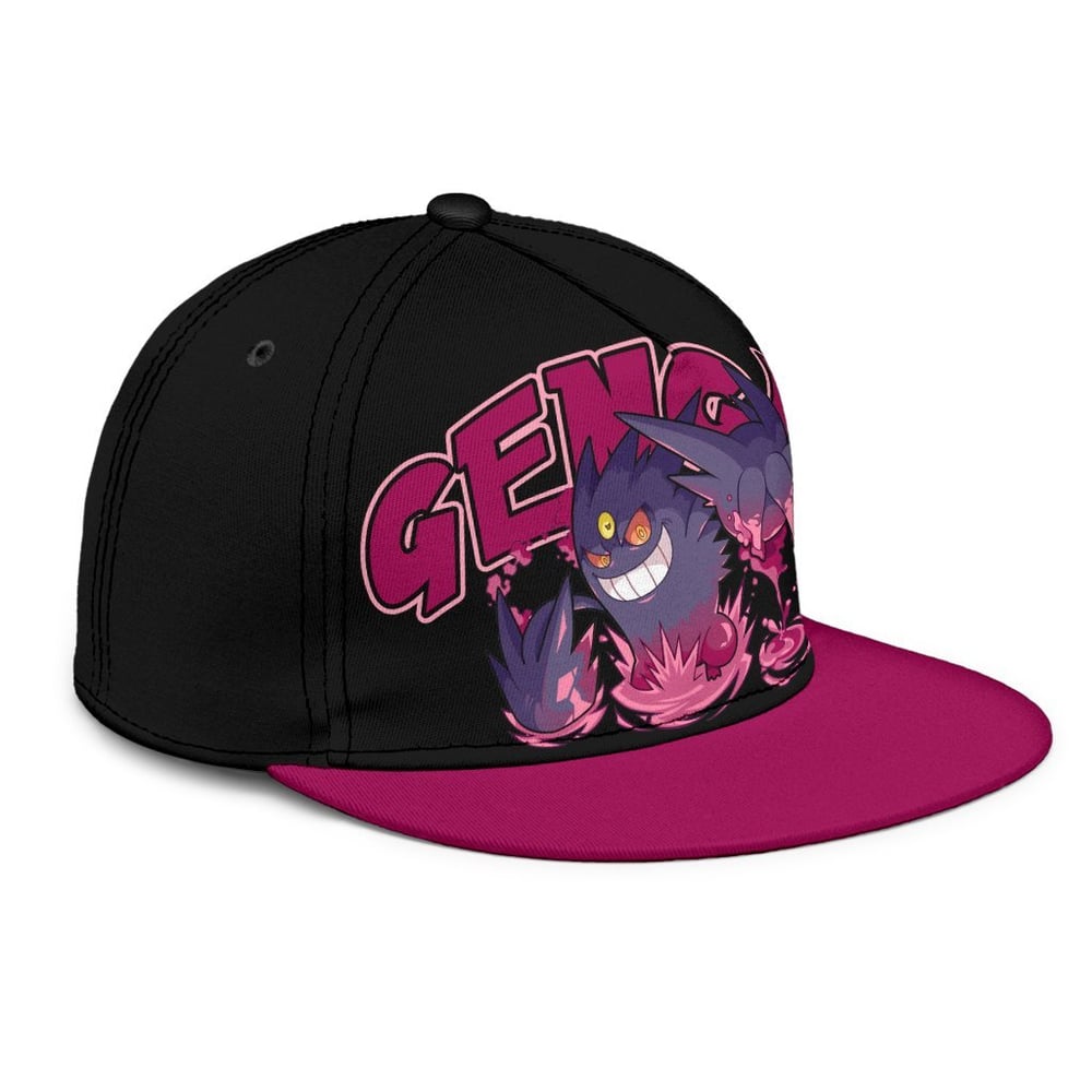 Gengar Snapback Hat Anime Fan Gift Idea