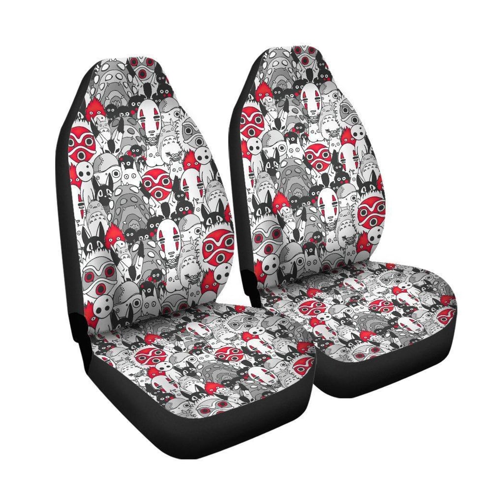 Ghibli Characters Anime Car Seat Covers