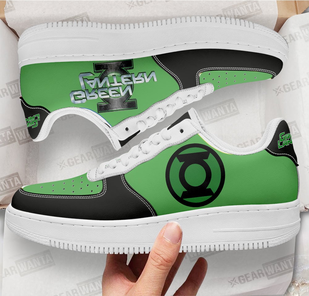 Green Latern Super Hero Custom Sneakers