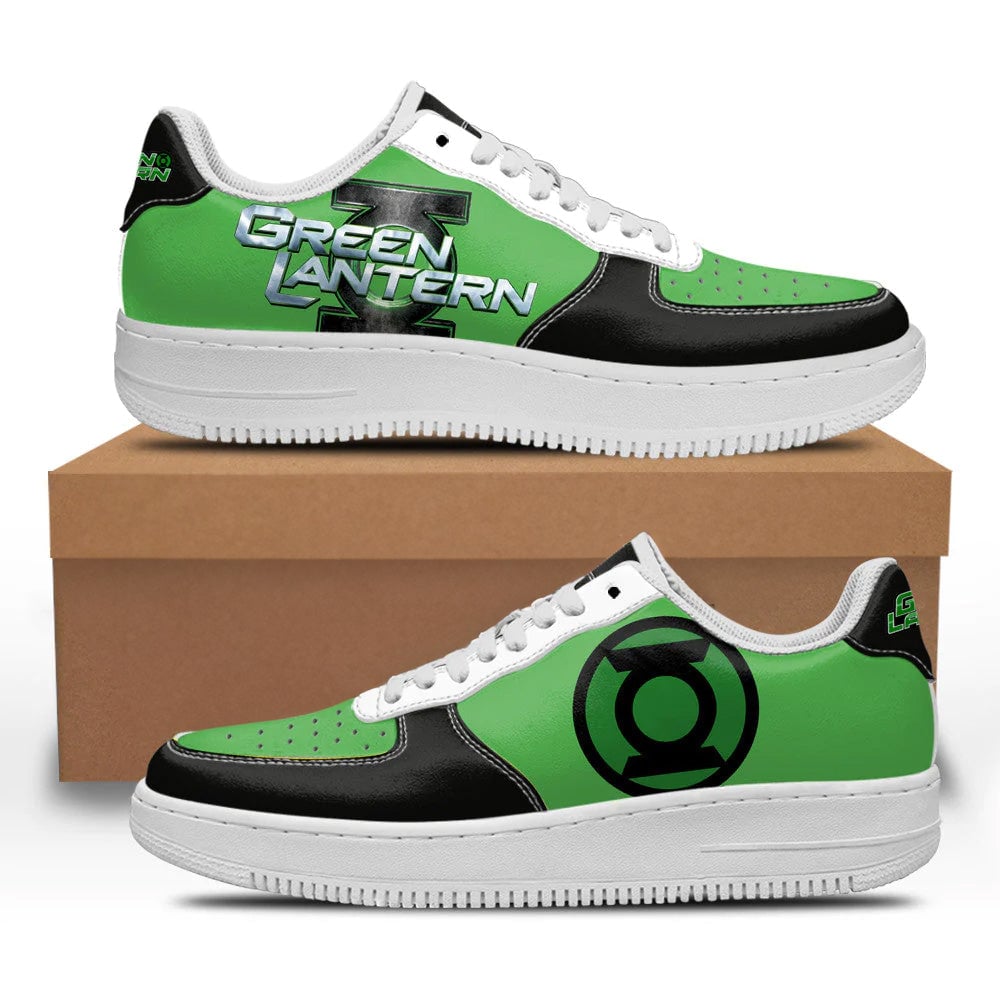 Green Latern Super Hero Custom Sneakers