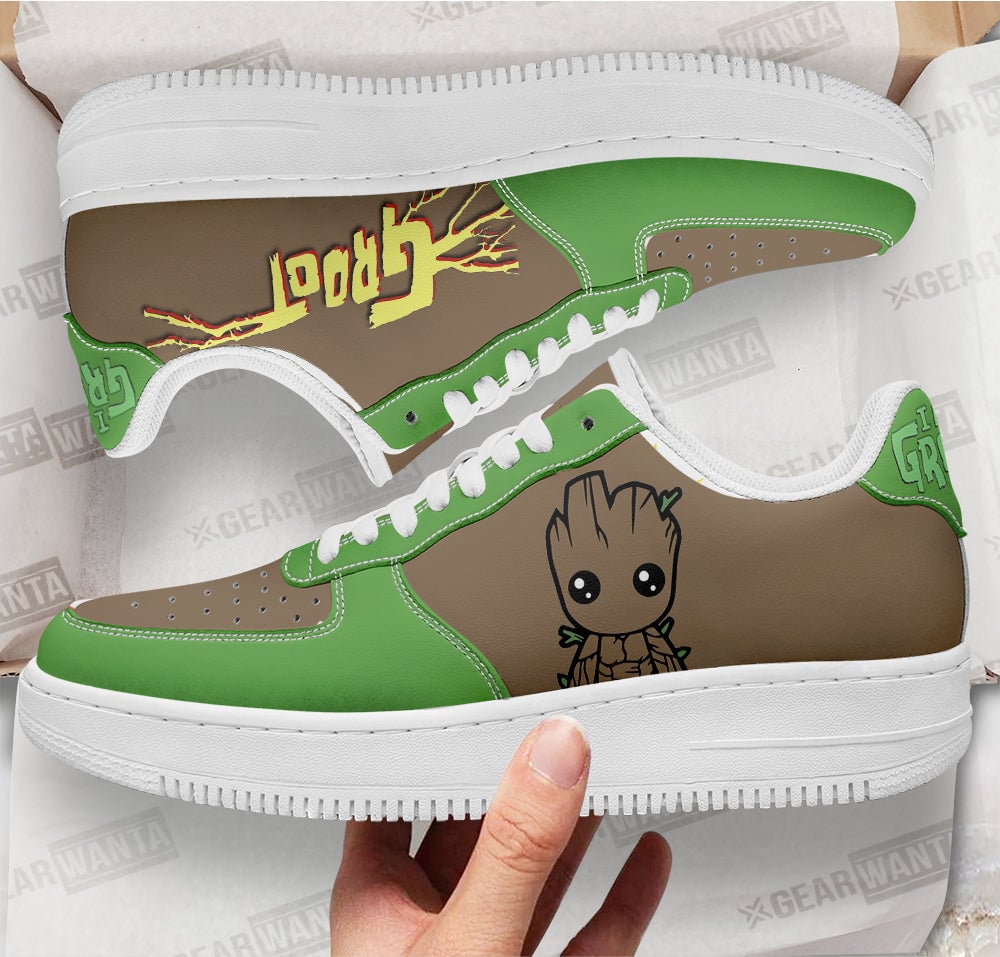 Groot Super Hero Custom Sneakers