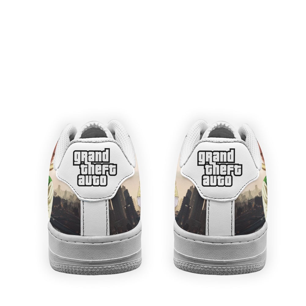 GTA Franklin Clinton Sneakers Custom Video Game Shoes