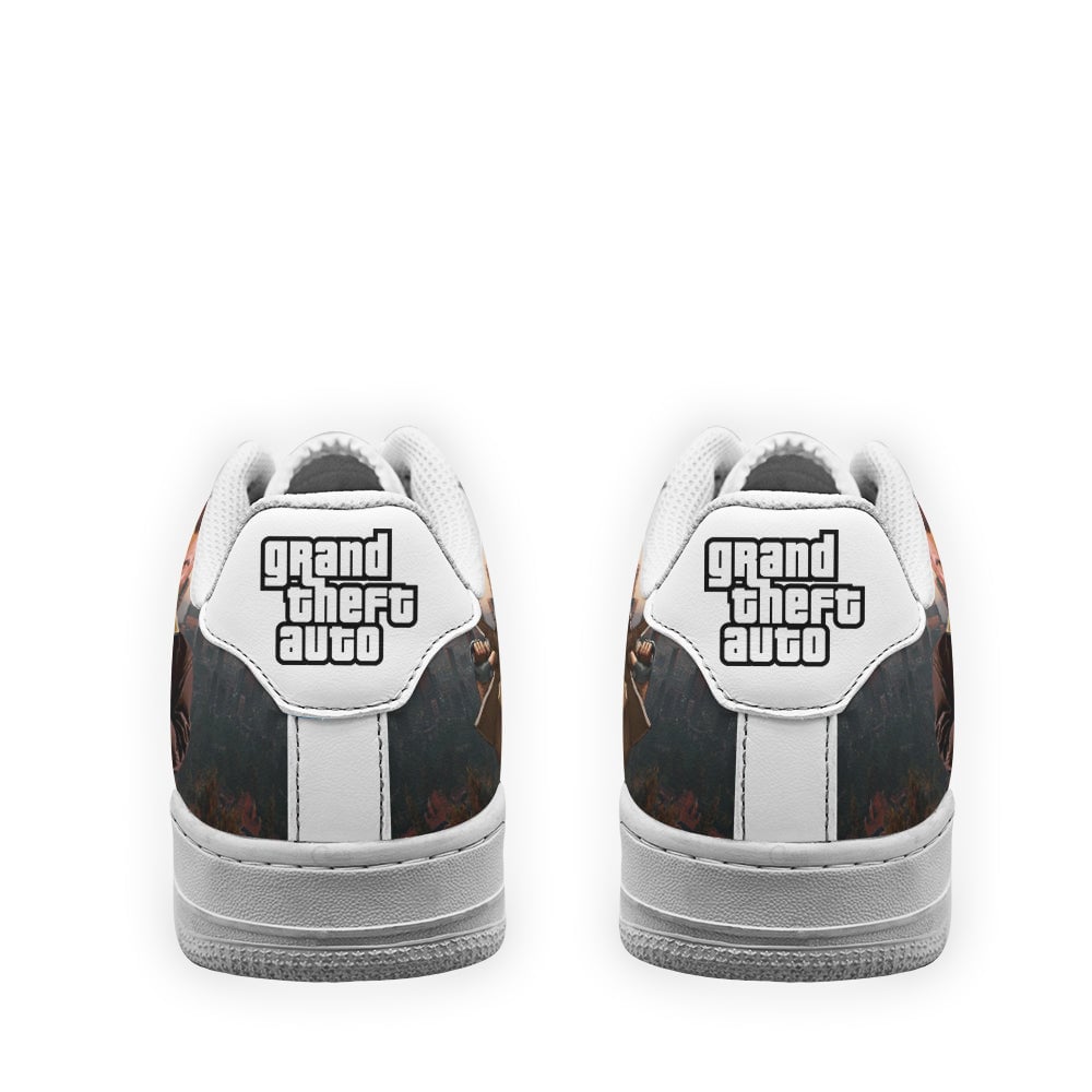 GTA Niko Bellic Sneakers Custom Video Game Shoes