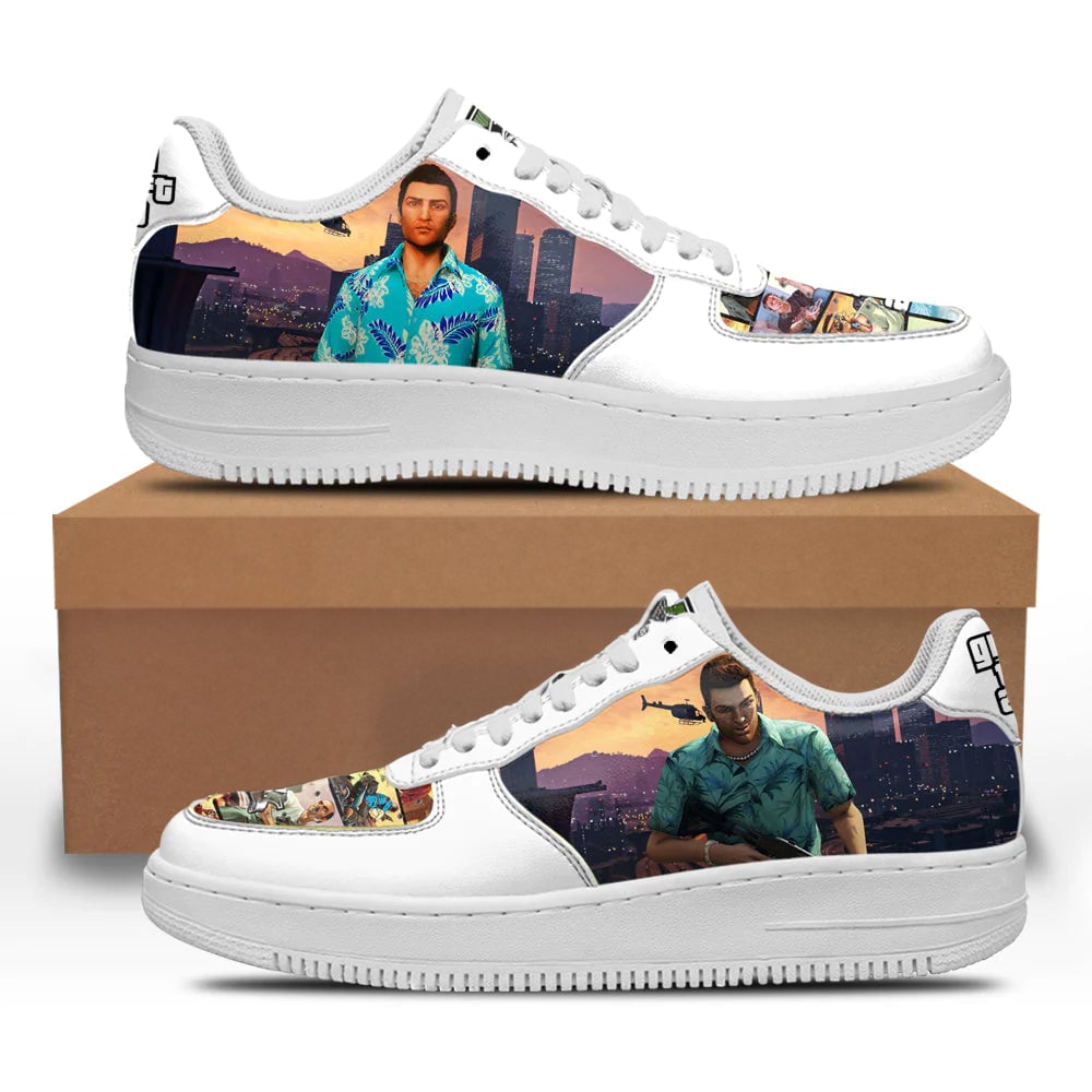 GTA Tommy Vercetti Sneakers Custom Video Game Shoes