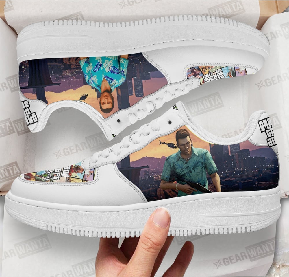 GTA Tommy Vercetti Sneakers Custom Video Game Shoes