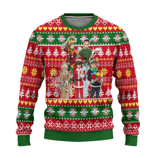 Gundam Team Anime Ugly Christmas Sweater Custom Xmas Gift