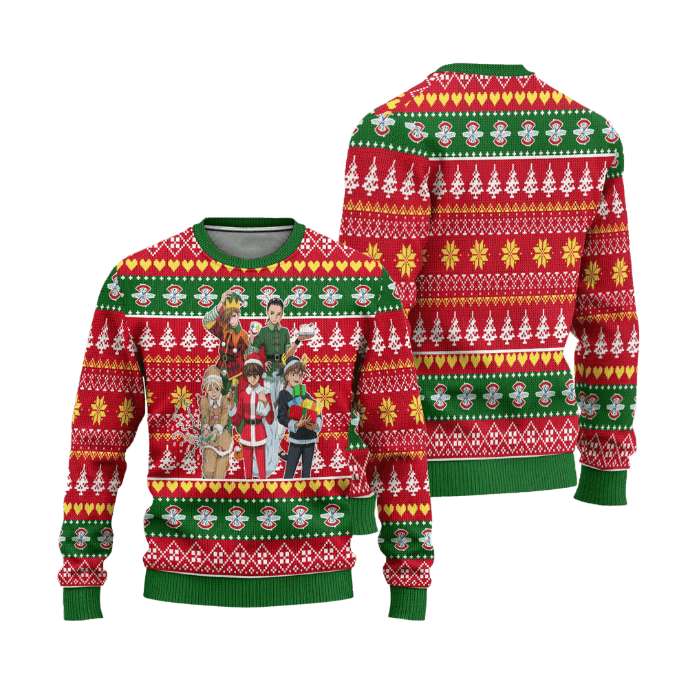 Gundam Team Anime Ugly Christmas Sweater Custom Xmas Gift