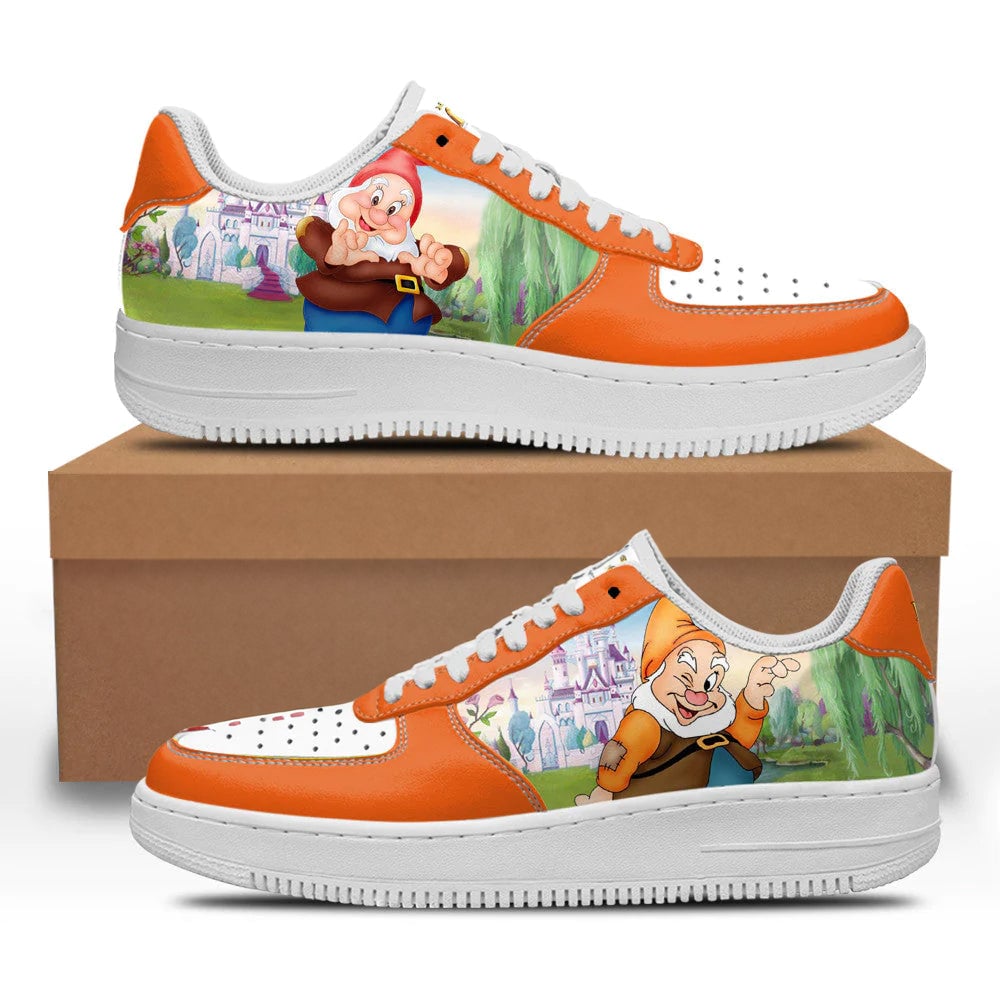 Happy Snow White and 7 Dwarfs Custom Sneakers