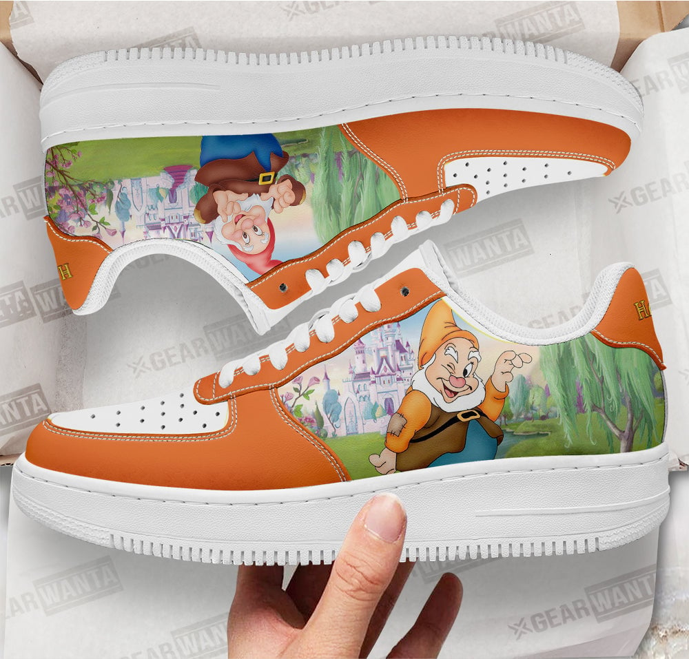 Happy Snow White and 7 Dwarfs Custom Sneakers