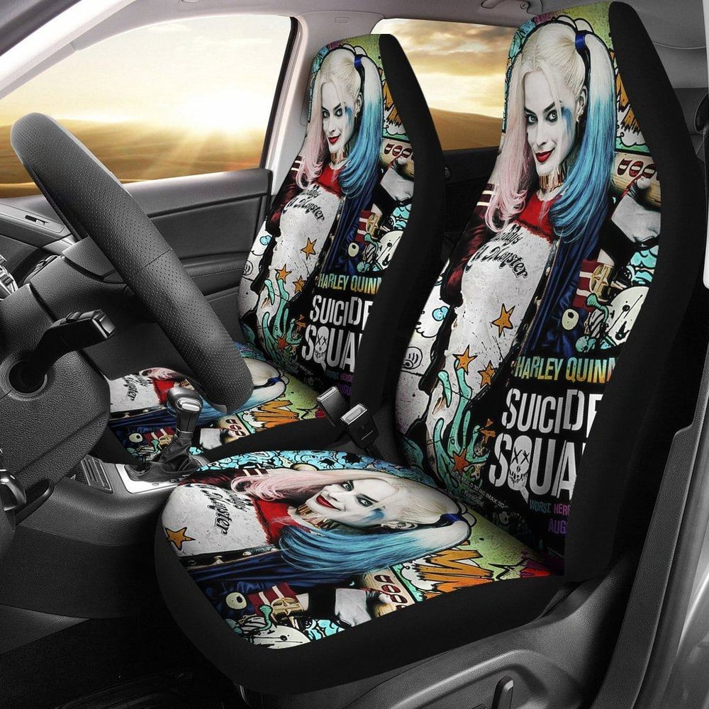 Harley Quinn Car Seat Covers Suicide Squad Movie