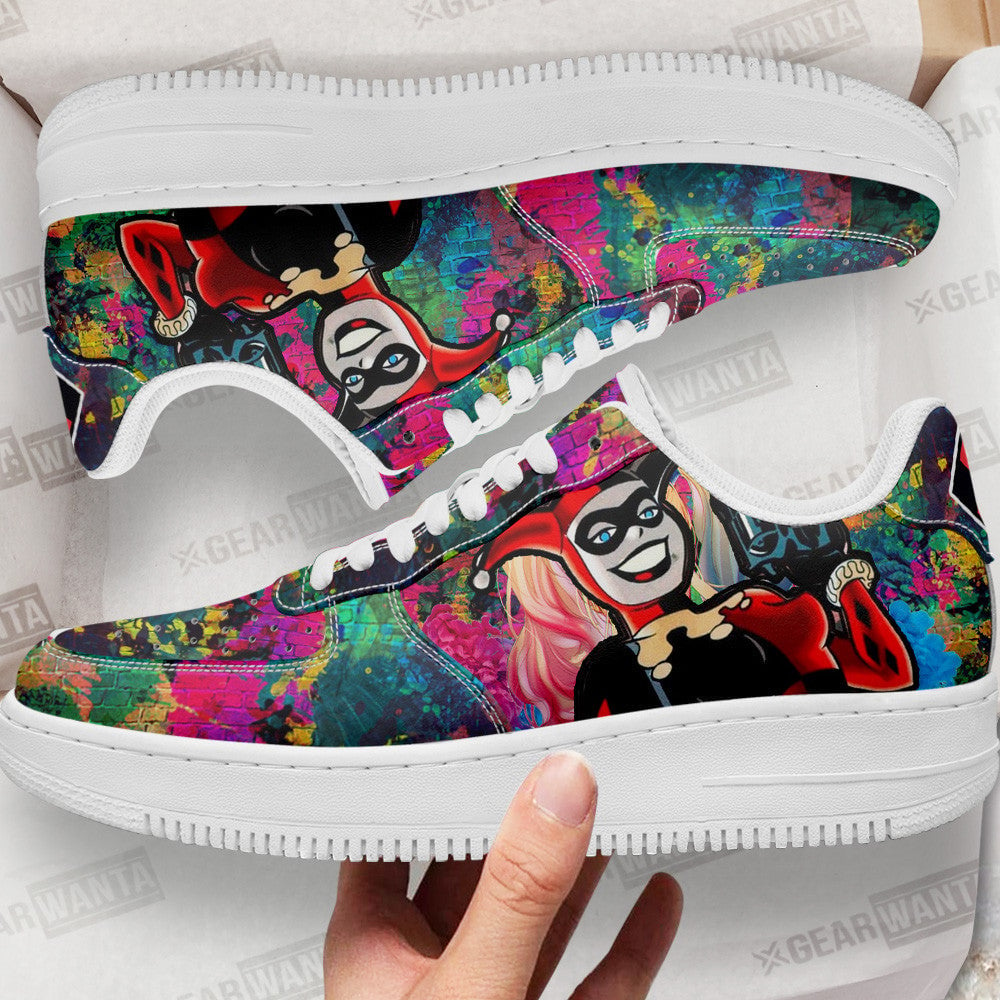 Harley Quinn Sneakers Custom For Fans