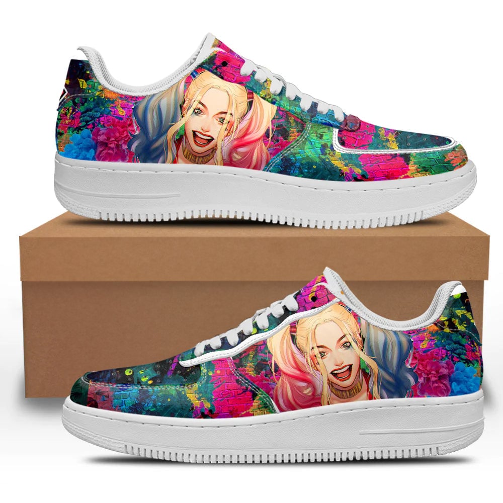 Harley Quinn Sneakers Custom For Fans