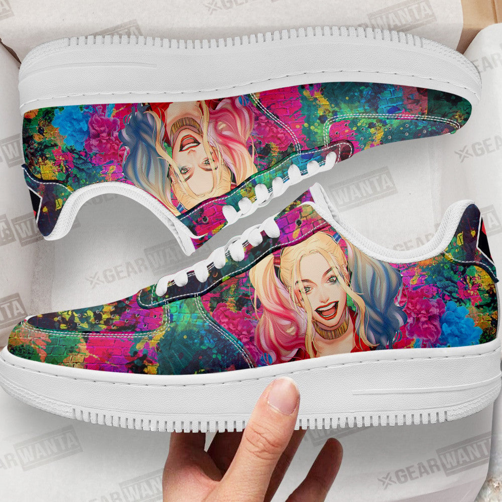 Harley Quinn Sneakers Custom For Fans