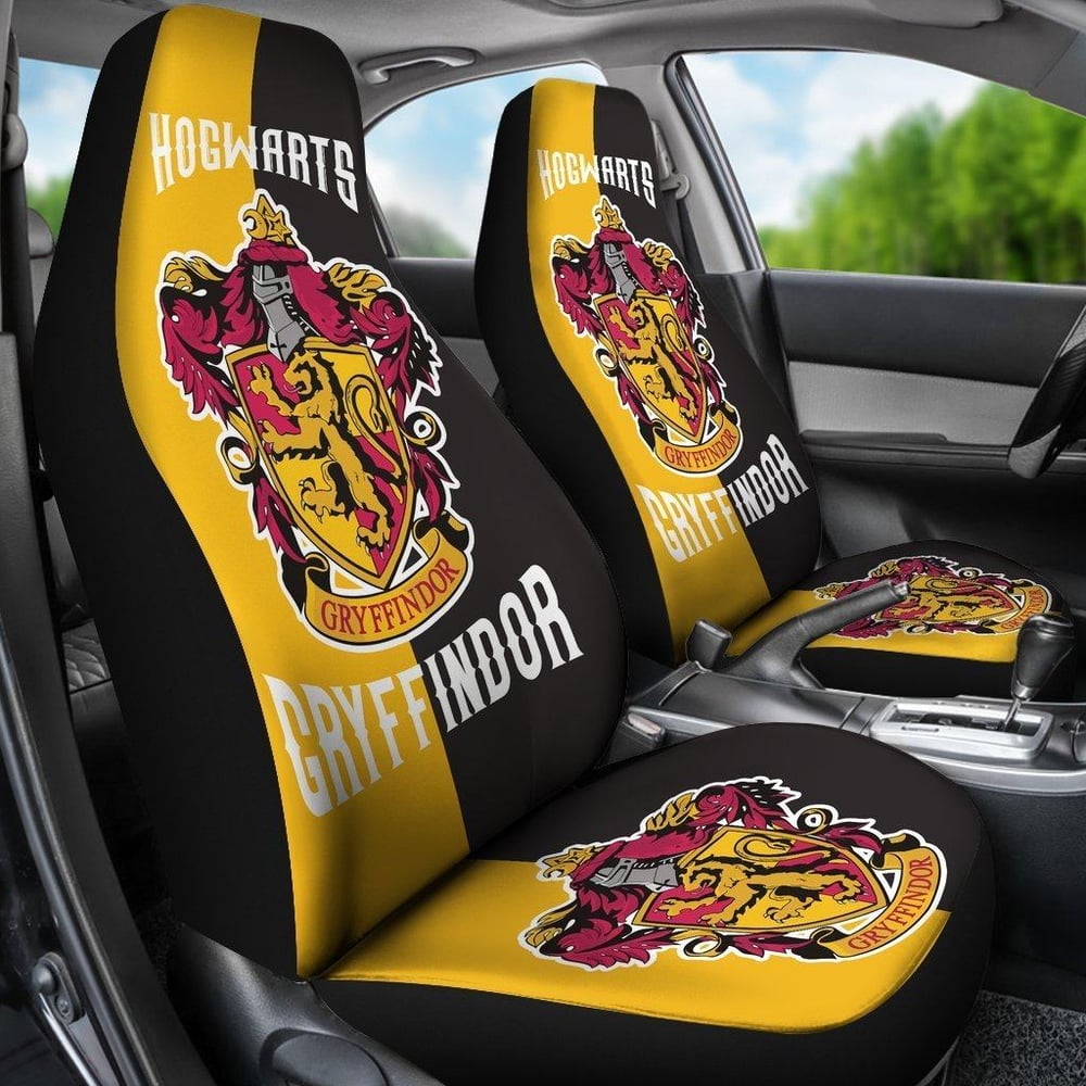 Harry Potter Car Seat Covers | Gryffindor Car Seat Covers Harry Potter Hogwarts Fan Gift HPCS030