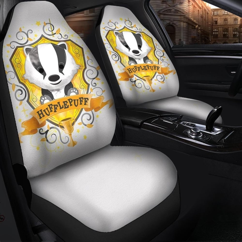 Harry Potter Car Seat Covers | Harry Potter Hufflepuff Seat Covers HPCS015