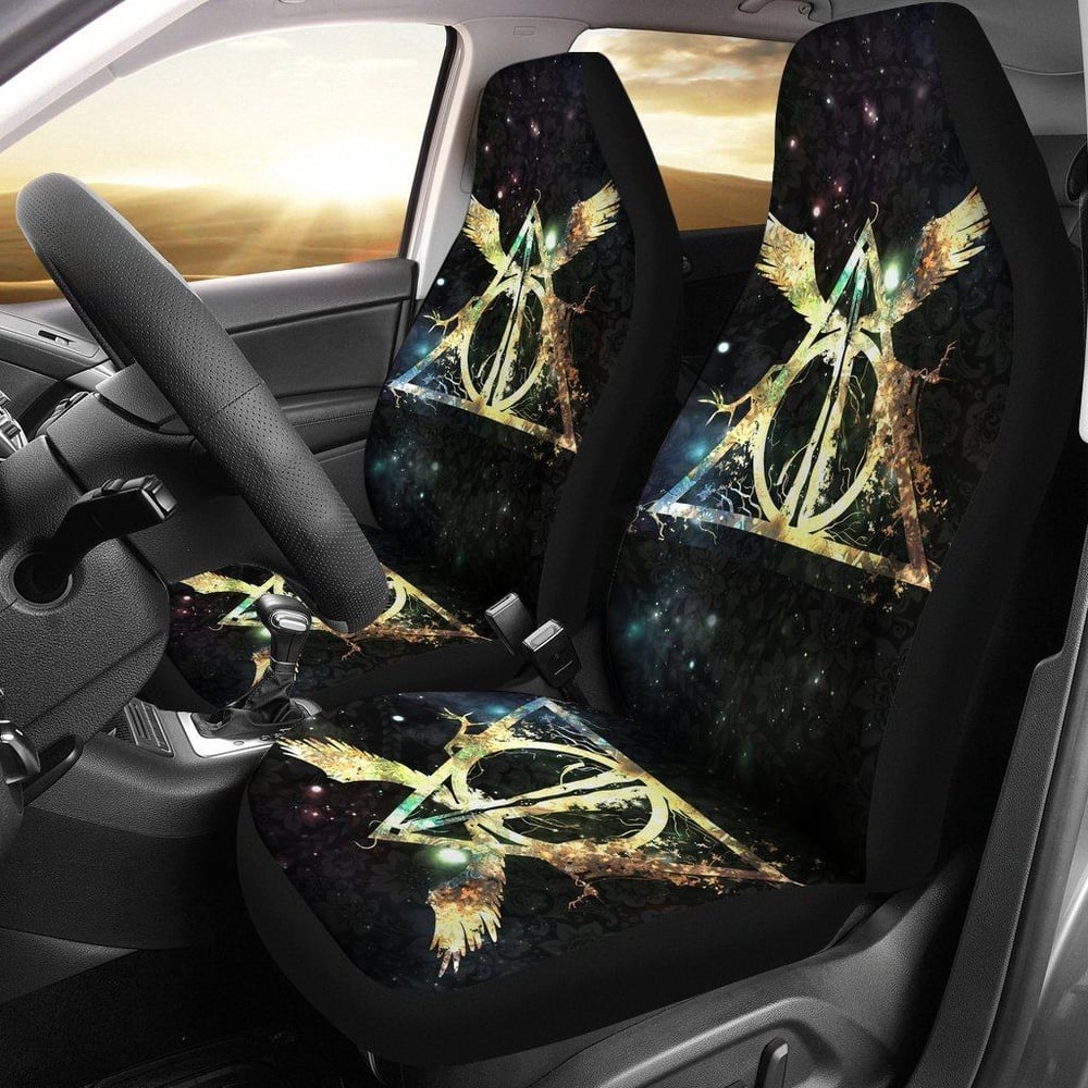 Harry Potter Logo Art Car Seat Covers HPCS010