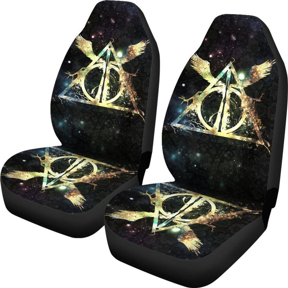 Harry Potter Logo Art Car Seat Covers HPCS010