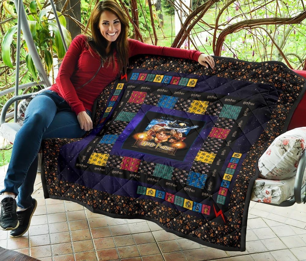 Harry Potter Quilt Blanket For Movies Bedding Decor Gift Idea