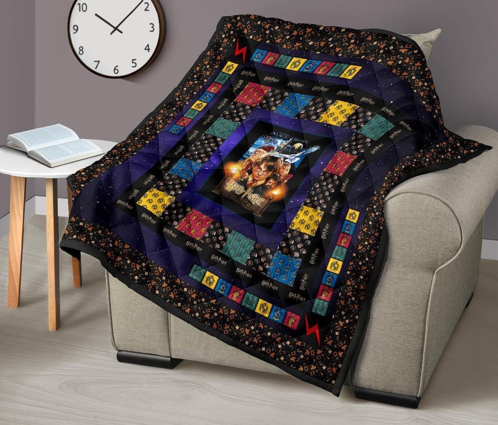 Harry Potter Quilt Blanket For Movies Bedding Decor Gift Idea